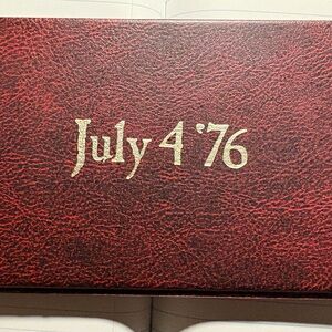 1976 Bicentennial First Day Cover Set July 4 1776–1976 13¢ Stamp w/ Case